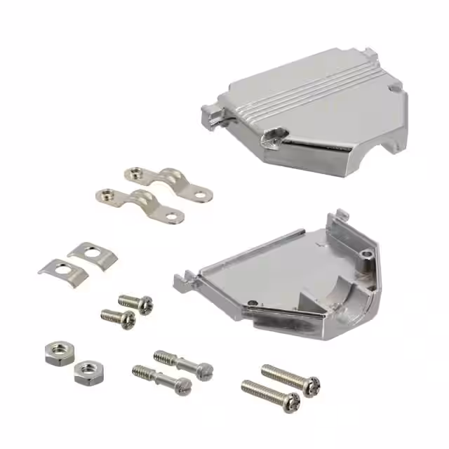 AGP 37 G-METALL Assmann WSW Components  Capots de connecteurs D-Sub en forme de D